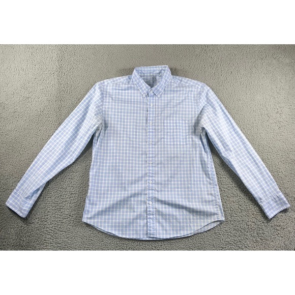 J Crew Offshore Performance Shirt Men XL Gingham Button Down Golf Preppy Sport - Picture 2 of 10